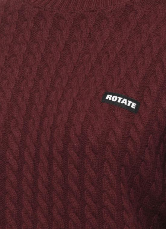 26FW 로테이트 스웨터 116437741741 MAROON - ROTATE