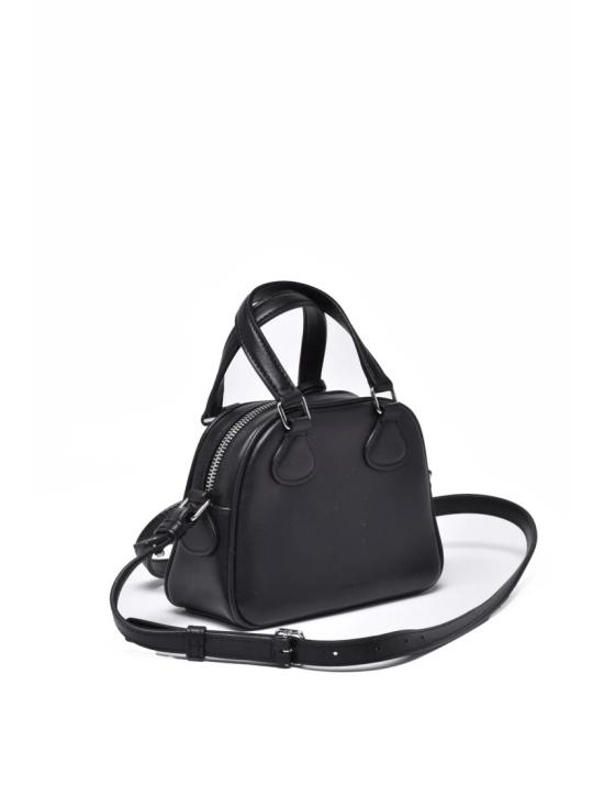 25FW 쿠레쥬 토트백 검은색 가죽 파우치 - COURREGES