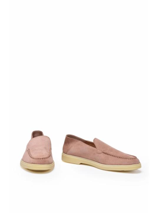 25FW 산토니 로퍼 앤티크 로즈 스웨이드 슬립온 로퍼 - SANTONI