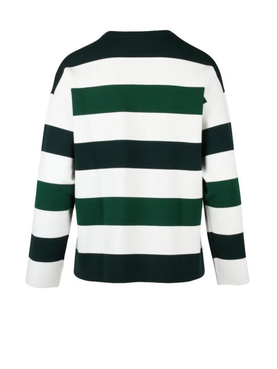 25FW 막스마라 스웨터 박시한 실루엣의 비대칭 스트라이프 니트 스웨터 - MAX MARA