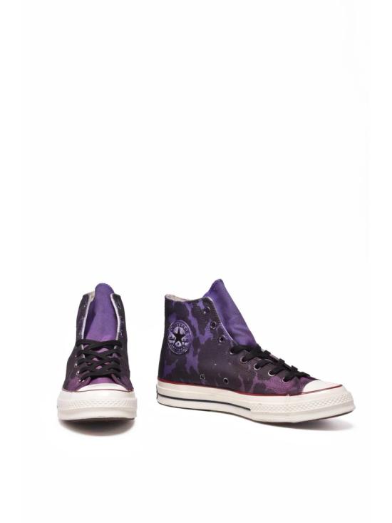 25FW 컨버스 스니커즈 보라색 카모플라주 캔버스 - CONVERSE