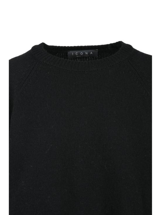 25FW Icona 스웨터 크루넥 스웨터에 맞춤형 셔츠 디테일이 더해진 디자인 - OTHER BRANDS
