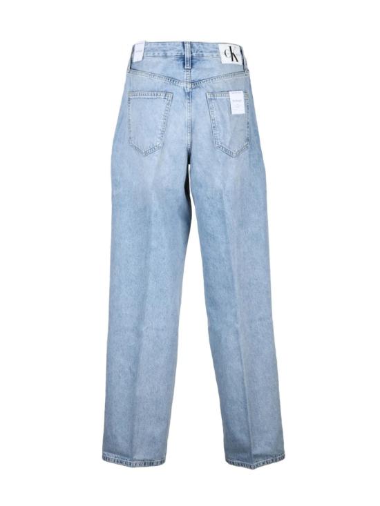  캘빈클라인 데님 팬츠 연한 파란색 면 소재의 뻣뻣한 청바지 - CALVIN KLEIN