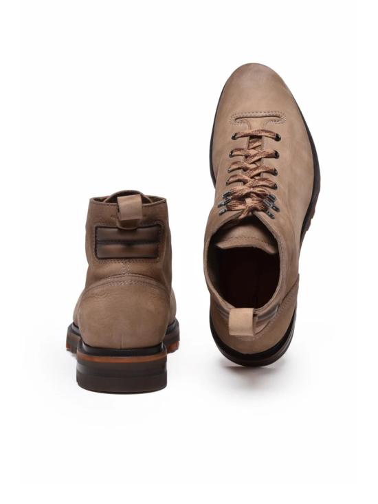 25FW 산토니 부츠 브라운 누벅 레이스업 - SANTONI