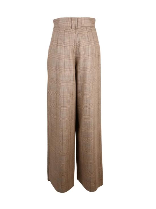 25FW 마렐라 팔라초 팬츠 주름 장식 하이웨이스트 와이드 레그 - MARELLA