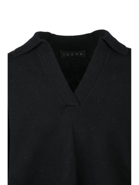 25FW Icona 스웨터 부드러운 울-캐시미어 혼방 소재의 폴로 니트 스웨터 - OTHER BRANDS