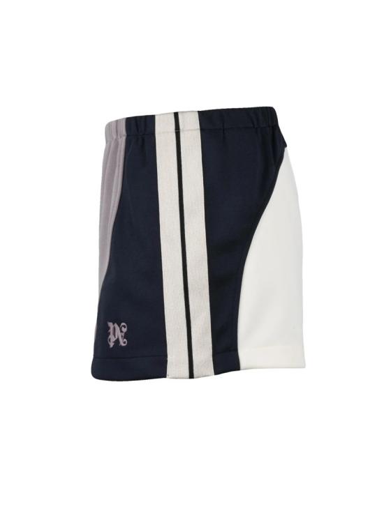 25FW 팜앤젤스 숏팬츠 보라색 폴리에스터 패널 반바지 - PALM ANGELS