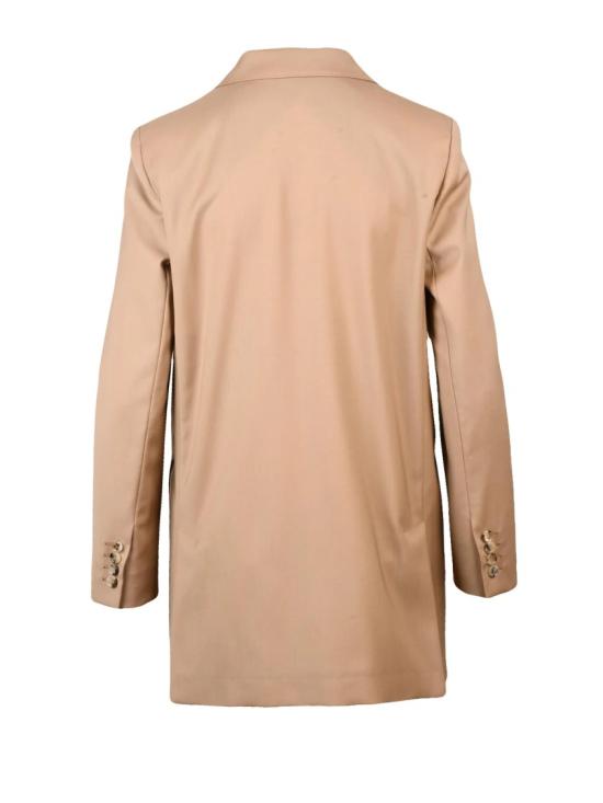 25FW 막스마라 수트 자켓 베이지 버진 울 더블 브레스트 블레이저 - MAX MARA
