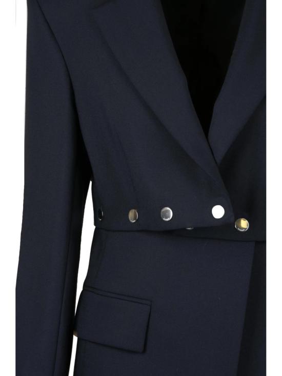 25FW 스포트막스 수트 자켓 블루 버진 울 슬림핏 재킷 - SPORTMAX