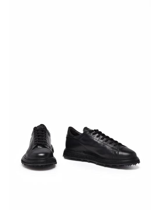 25FW Shoto 스니커즈 블랙 가죽 미니멀리스트 - OTHER BRANDS