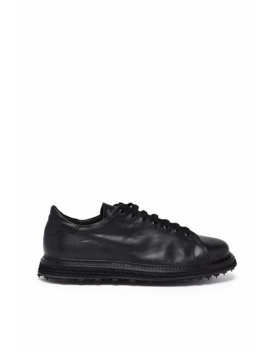 25FW Shoto 스니커즈 블랙 가죽 미니멀리스트