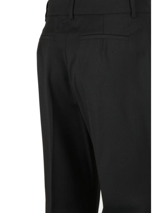 25FW 스포트막스 수트 팬츠 허리는 슬림하게, 밑단은 플레어 스타일로 재단된 버진 울 - SPORTMAX