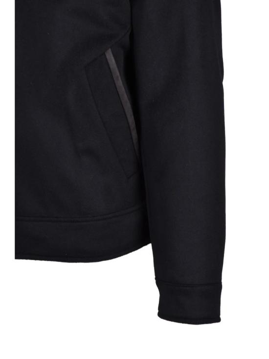 25FW Borgo Pellai 봄버 자켓 지퍼 여밈 누빔 울 혼방 재킷 (실용적인 포켓 포함) - OTHER BRANDS