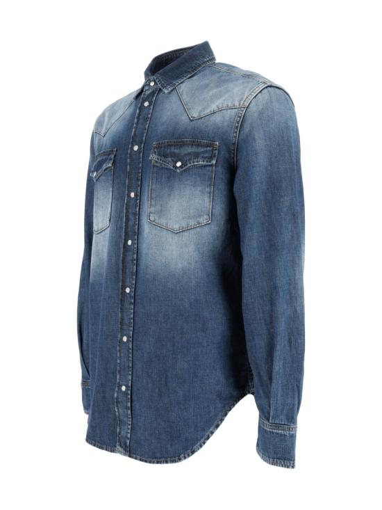 26FW 돈답 데님 셔츠 UC343RDF0272UMY5 Blue - DONDUP