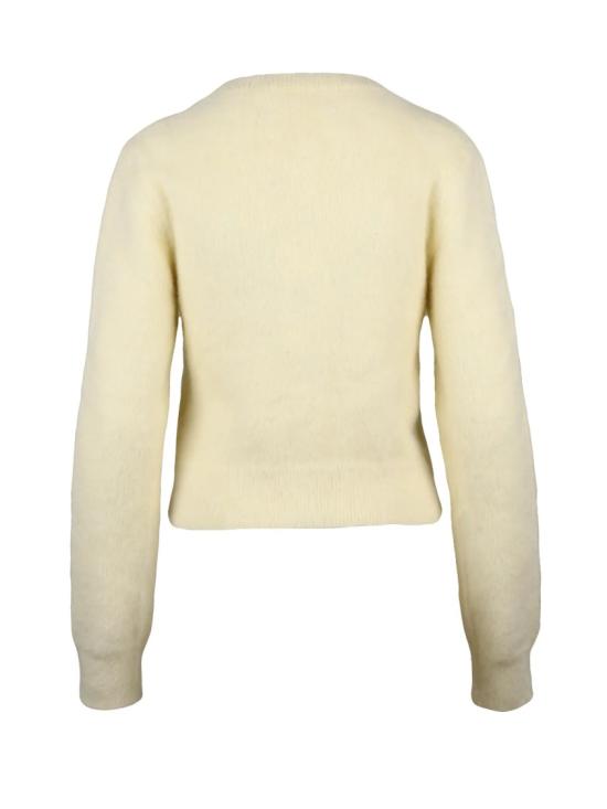 25FW 마르지엘라 가디건 크림 앙고라 혼방 크루넥 가디건 - MAISON MARGIELA