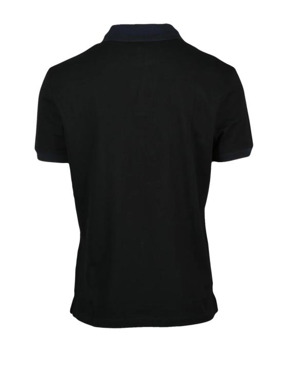 25SS 엠포리오 아르마니 폴로 티셔츠 검정색 면 일반 폴로 셔츠 - EMPORIO ARMANI