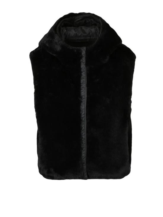 25FW 막스마라 베스트 검정색 폴리에스터 펠릭스 조끼 - MAX MARA