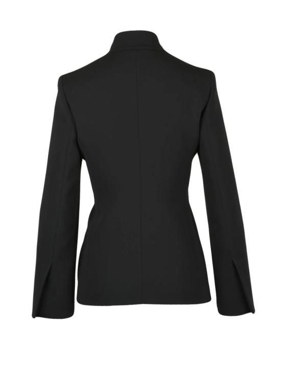 25FW 막스마라 수트 자켓 블랙 트리아세테이트 타이 클로저 블레이저 - MAX MARA