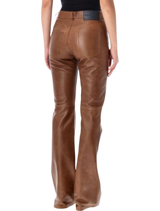 26FW 하이쿠레 가죽 팬츠 HEW03338PL008TPC0081 Brown - HAIKURE