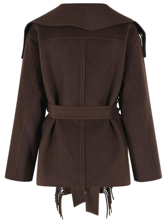 26FW 심카이 코트 525 7014 WL CHOCOLATE Black - SIMKHAI