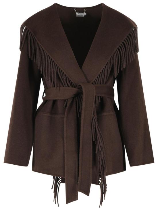 26FW 심카이 코트 525 7014 WL CHOCOLATE Black