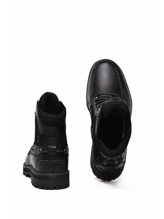25FW 팀버랜드 부츠 블랙 가죽 레이스업 앵클 - TIMBERLAND