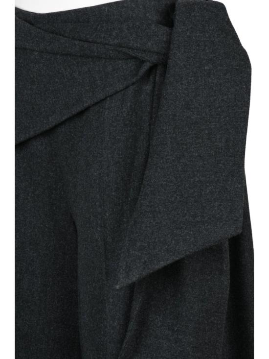 25FW 막스마라 수트 팬츠 하이웨이스트와 허리띠 디테일이 있는 팔라초 - MAX MARA
