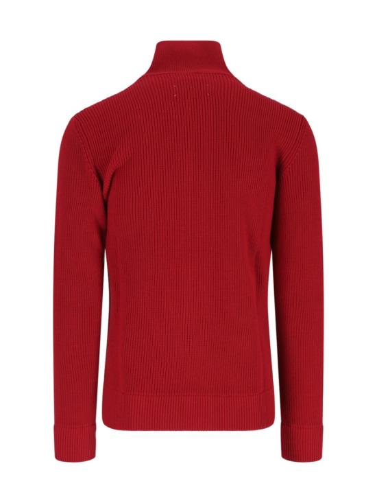 26FW 마르지엘라 니트 집업 가디건 SI1HA0013 S17781309F Red - MAISON MARGIELA