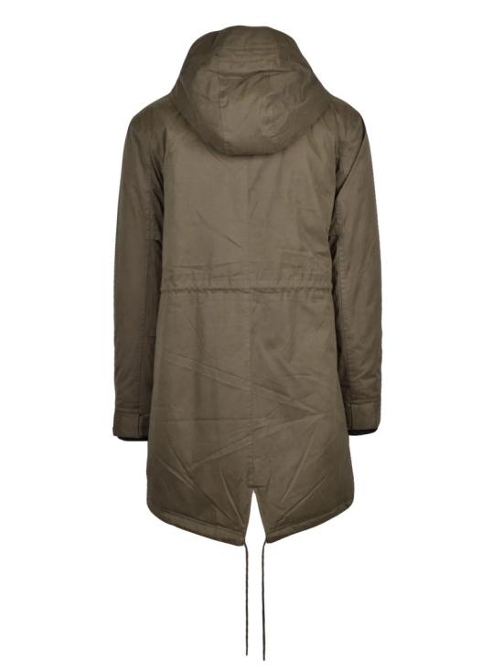25FW Anerkjendt 자켓 사이즈 조절이 가능한 내구성 좋은 면 혼방 소재의 녹색 파카 - OTHER BRANDS