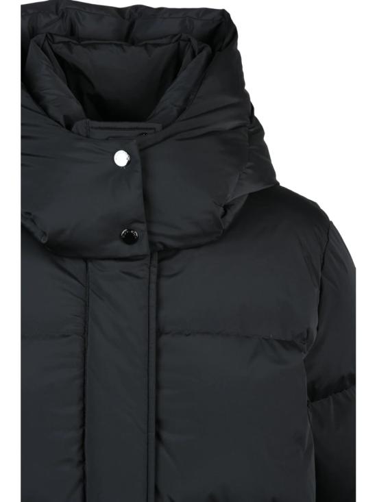25FW 울리치 롱패딩 블랙 폴리아미드 퀼팅 다운 재킷 - WOOLRICH