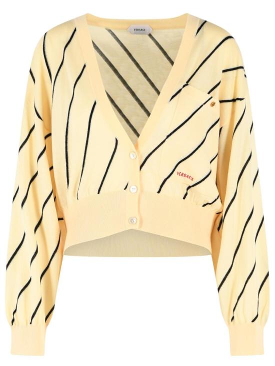 26FW 베르사체 가디건 1025344 1A18351 1W150 Neutrals