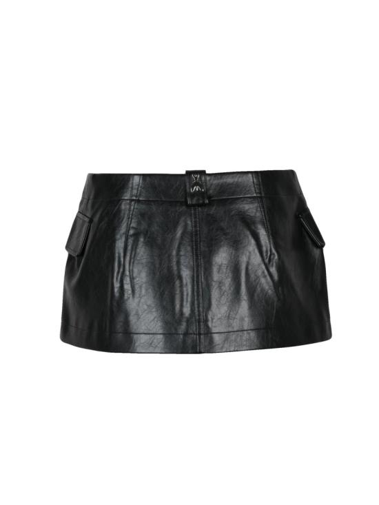 25FW 파트리지아페페 와이드 벨트 검정색 폴리우레탄 포켓 - PATRIZIA PEPE