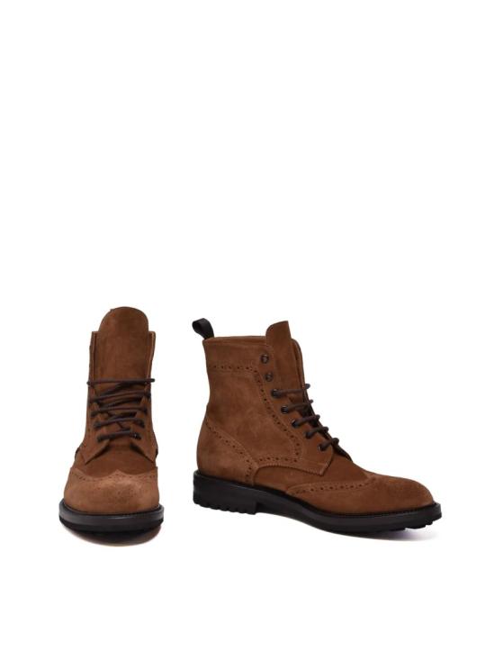 25FW Cerbero 부츠 브라운 스웨이드 브로그 - OTHER BRANDS