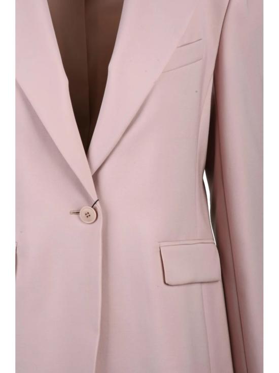 25FW 막스마라 수트 자켓 핑크 버진 울 테일러드 블레이저 - MAX MARA