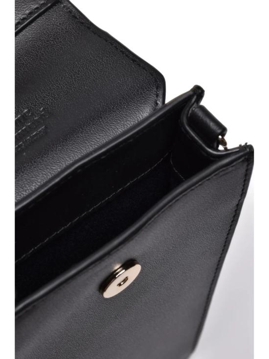 25FW 비비안웨스트우드 핸드폰 액세사리 검정색 가죽 휴대폰 거치대 - VIVIENNE WESTWOOD