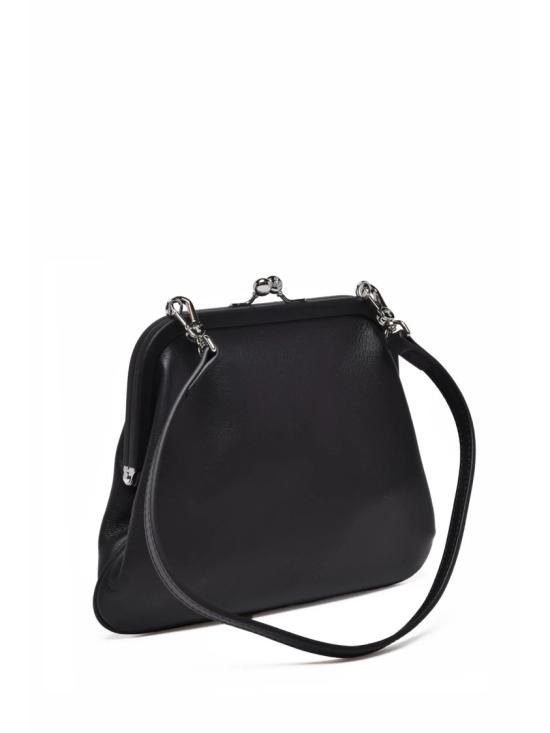 25FW 비비안웨스트우드 클러치/파우치 블랙 가죽 엠보싱 - VIVIENNE WESTWOOD