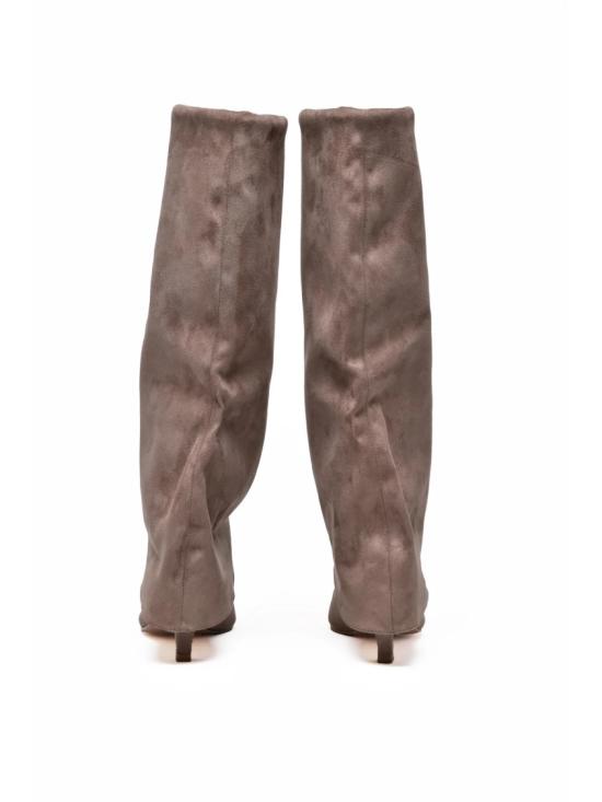 25FW 스티브매든 부츠 토프 컬러 폴리우레탄 혼방 슬라우치 - STEVE MADDEN