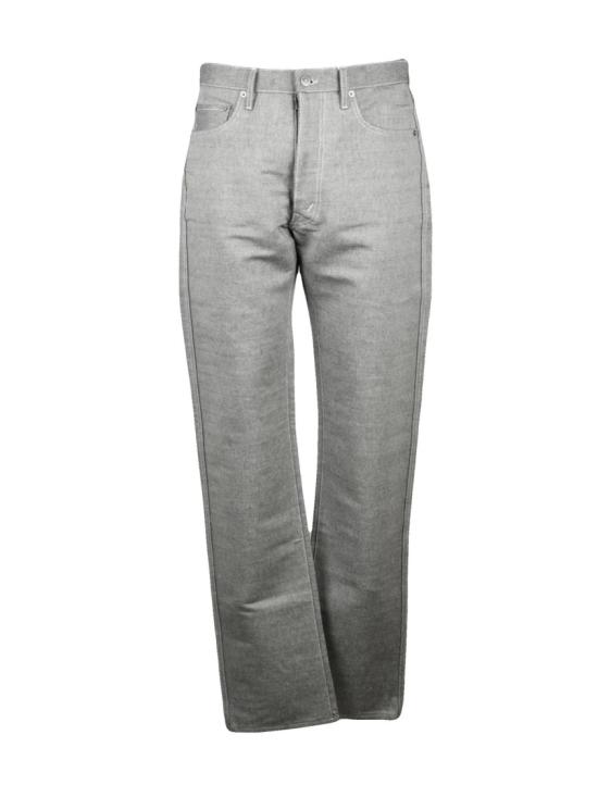 25FW 마르지엘라 데님 팬츠 회색 면 소재 일자 청바지