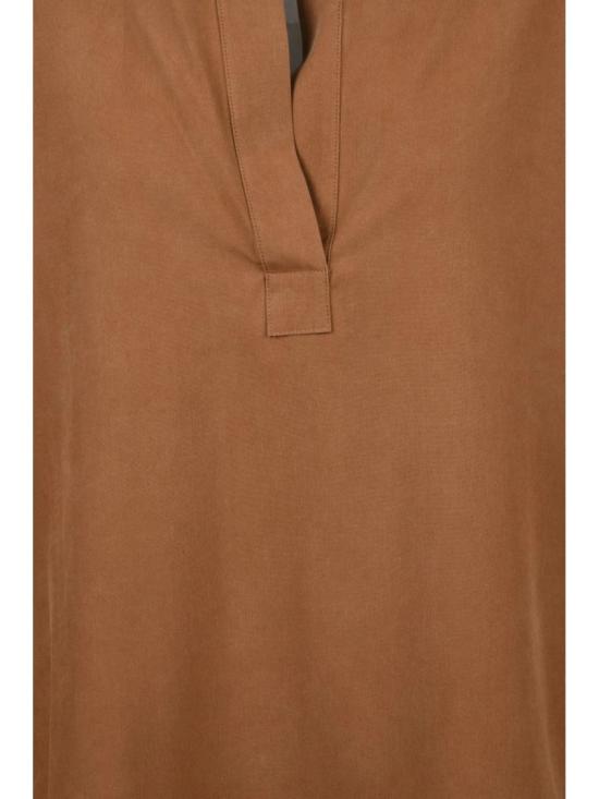 25FW 막스마라 블라우스 터쿼이즈 실크 클래식 블라우스 - MAX MARA