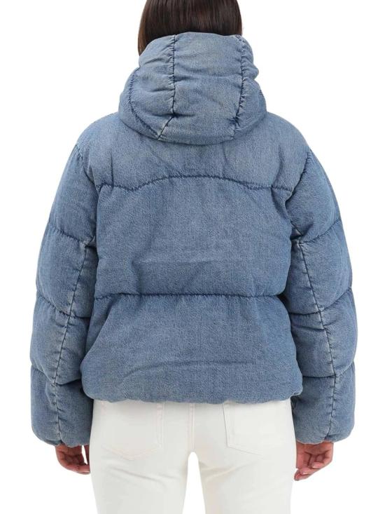 25FW 리바이스 숏패딩 연한 파란색 면  다운 재킷 - LEVI'S