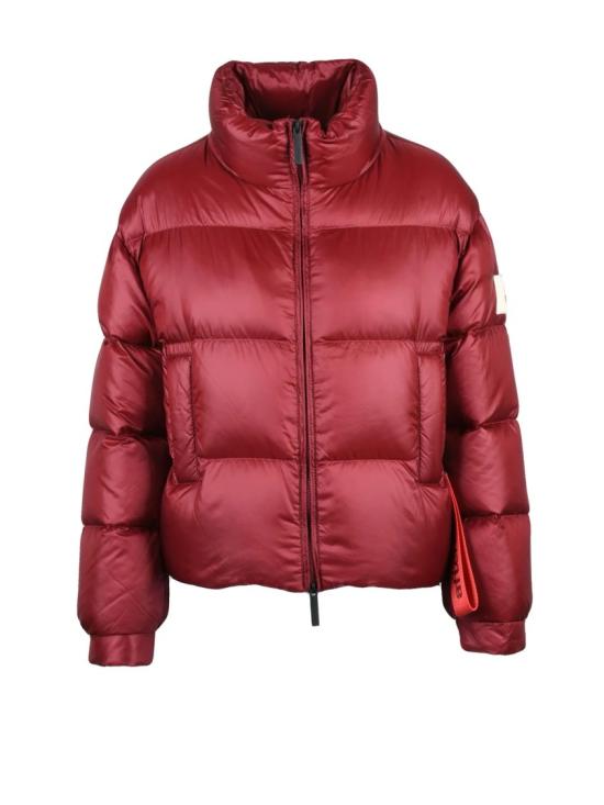 25FW 애프터라벨 숏패딩 레드 폴리아미드 다운 재킷