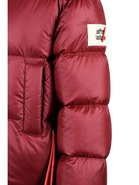 25FW 애프터라벨 숏패딩 레드 폴리아미드 다운 재킷 - AFTER LABEL