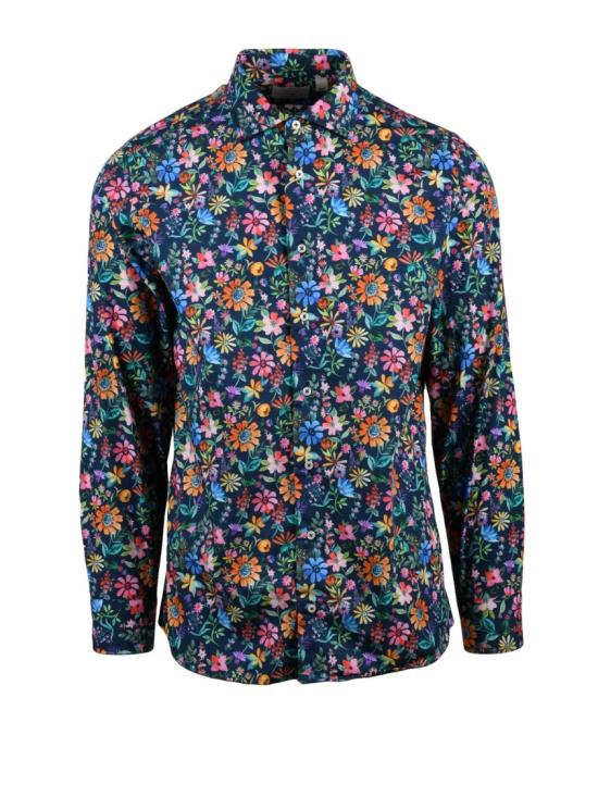 25SS Altemflower 셔츠 파란색 면 소재 꽃무늬