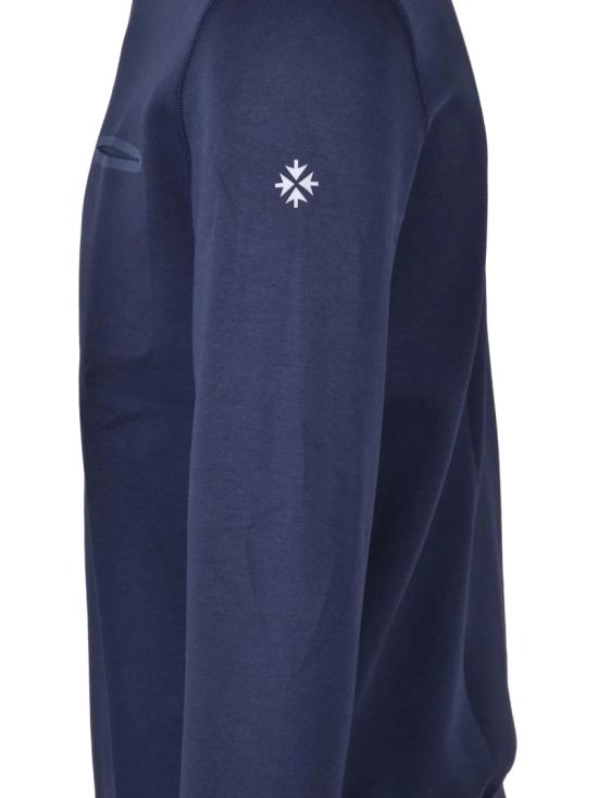 25SS 선스트라이프 탑 파란색 면 혼방 스트레치 스웨트셔츠 - SUNSTRIPES