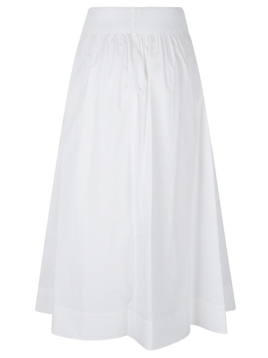 26FW 토리버치 롱 스커트 186647 100 White - TORY BURCH