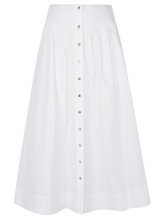 26FW 토리버치 롱 스커트 186647 100 White