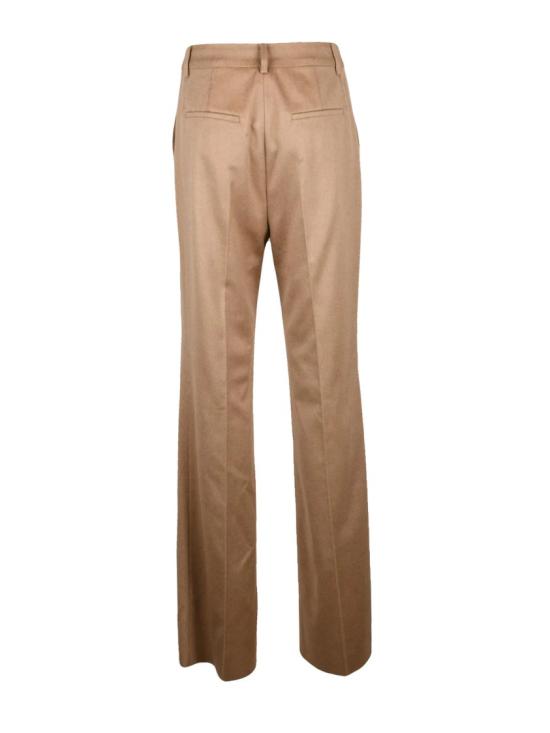 25FW 막스마라 수트 팬츠 고급스러운 카멜 색상 원단으로 제작된 스트레이트 핏 - MAX MARA