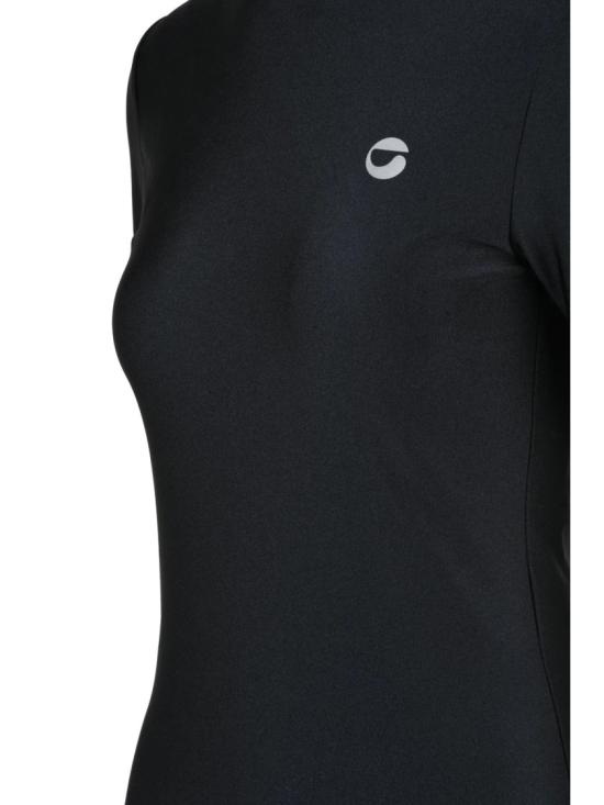 25FW 코페르니 반팔 티셔츠 검정색 폴리아미드 소재의 몸에 꼭 맞는 상의 - COPERNI