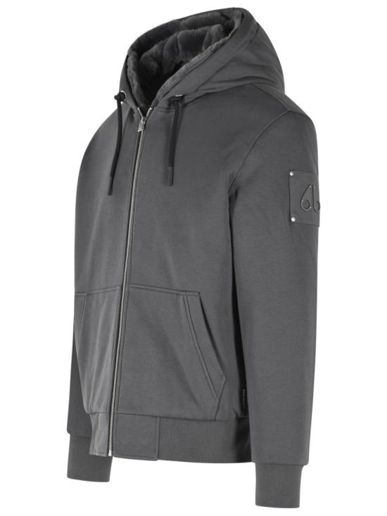 26FW 무스너클 클래식 버니 3 후드 집업 M32MS600 2043 Grey - MOOSE KNUCKLES