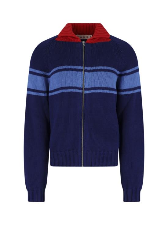 26FW 마르니 집업 니트 CDMG0193Q0 UFC85100B60 Blue